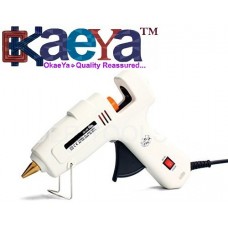 OKaeYa Dual 60w, 100watt Hot Melt Glue Gun With 8 Free Glue Sticks & Indicator, 60w/100w watt dual wattage Hot Melt Glue Gun(60w Gluegun)